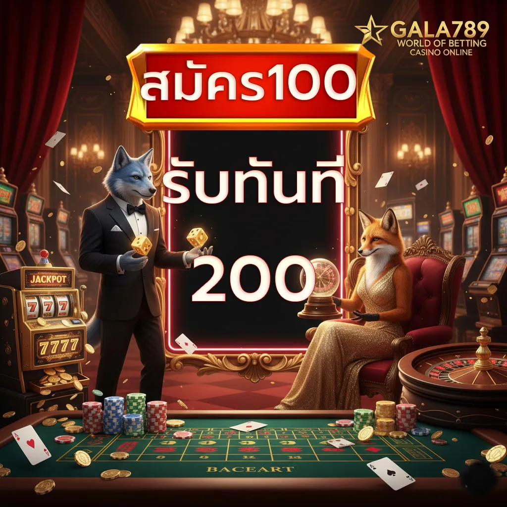 สมัคร100รับ200